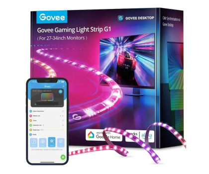 Inteligentna taśma LED Govee Govee H6609 Gaming Light Strip G1 Oświetlenie LED RGBIC, 27-
